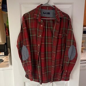 Daniel Cremieux Red Plaid Men's Shirt
